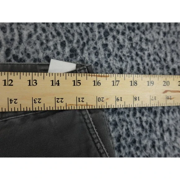 Patagonia Performance Straight Fit Pants Mens 34 Gray Canvas Chino Trousers